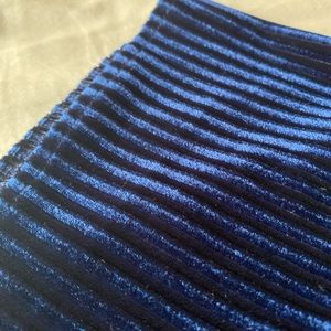 Beautiful, formal, royal blue dress.